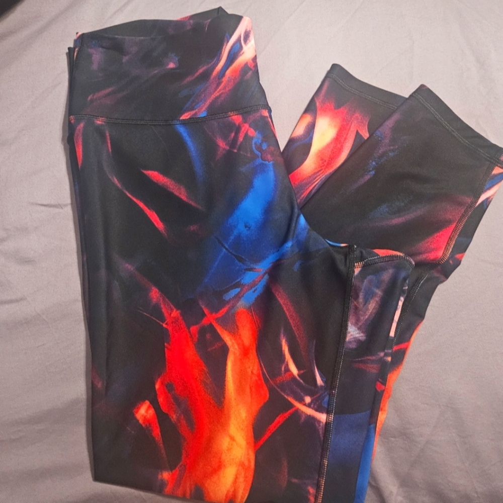 Old Navy 7/8 Power Soft Vibrant Leggings